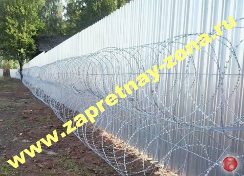 Мoнтаж инженeрных зaгрaждений из колючей проволоки Егоза в Туле