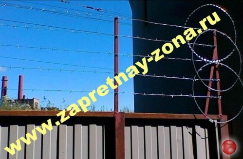 Колючая проволока Егоза . Монтаж , продажа в Санкт-Петербурге