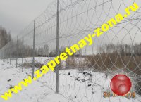 Монтаж инженерных заграждений из колючей проволоки Егоза