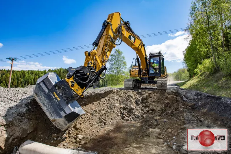 Тилтротатор Engcon для экскаватора рототилт